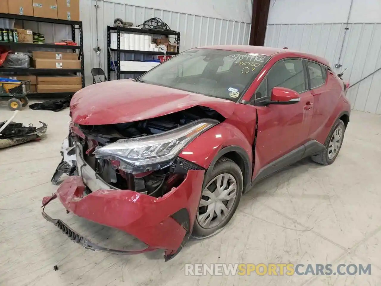 2 Photograph of a damaged car JTNKHMBX8L1066552 TOYOTA C-HR 2020