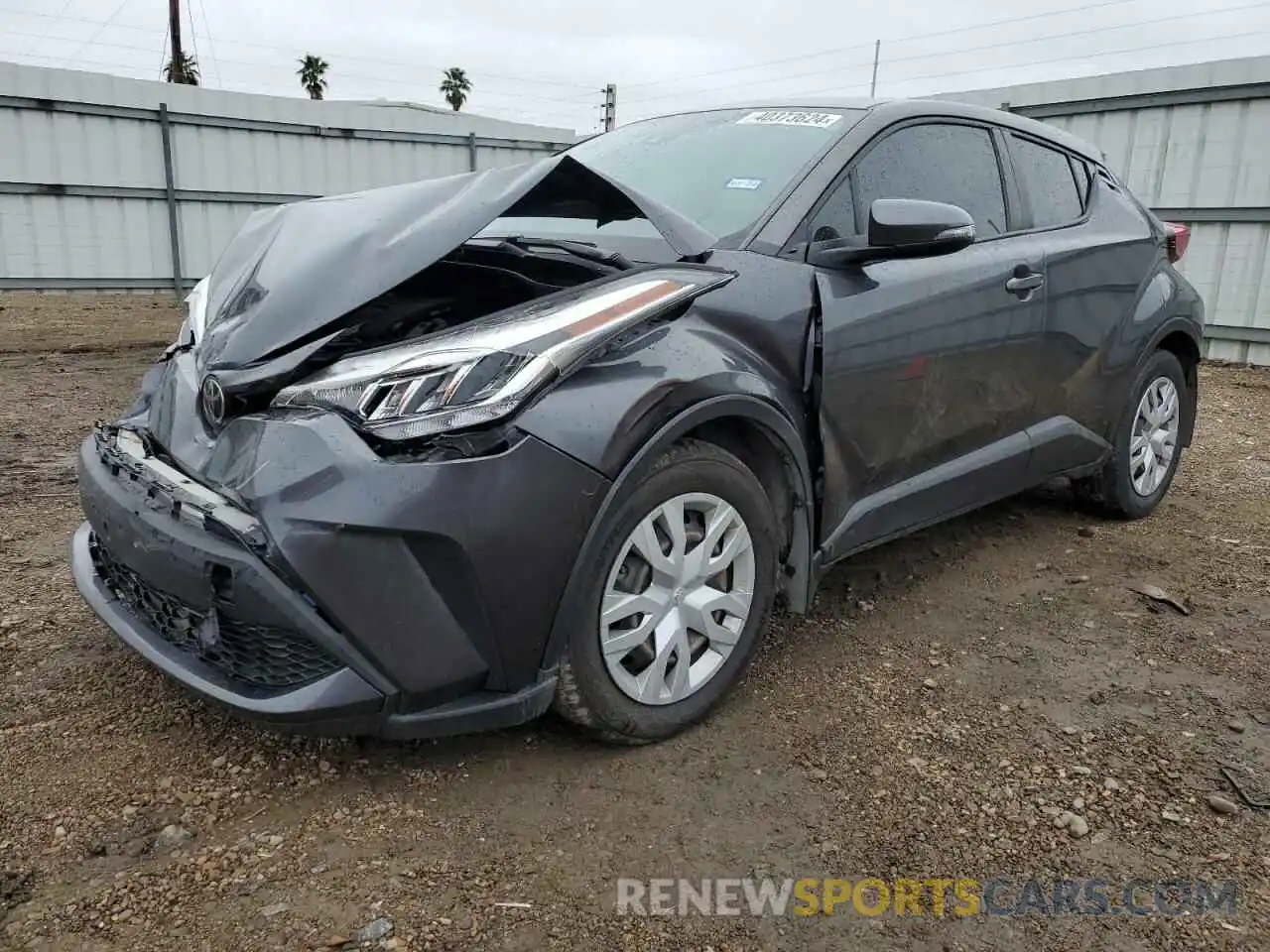 1 Photograph of a damaged car JTNKHMBX8L1070679 TOYOTA C-HR 2020