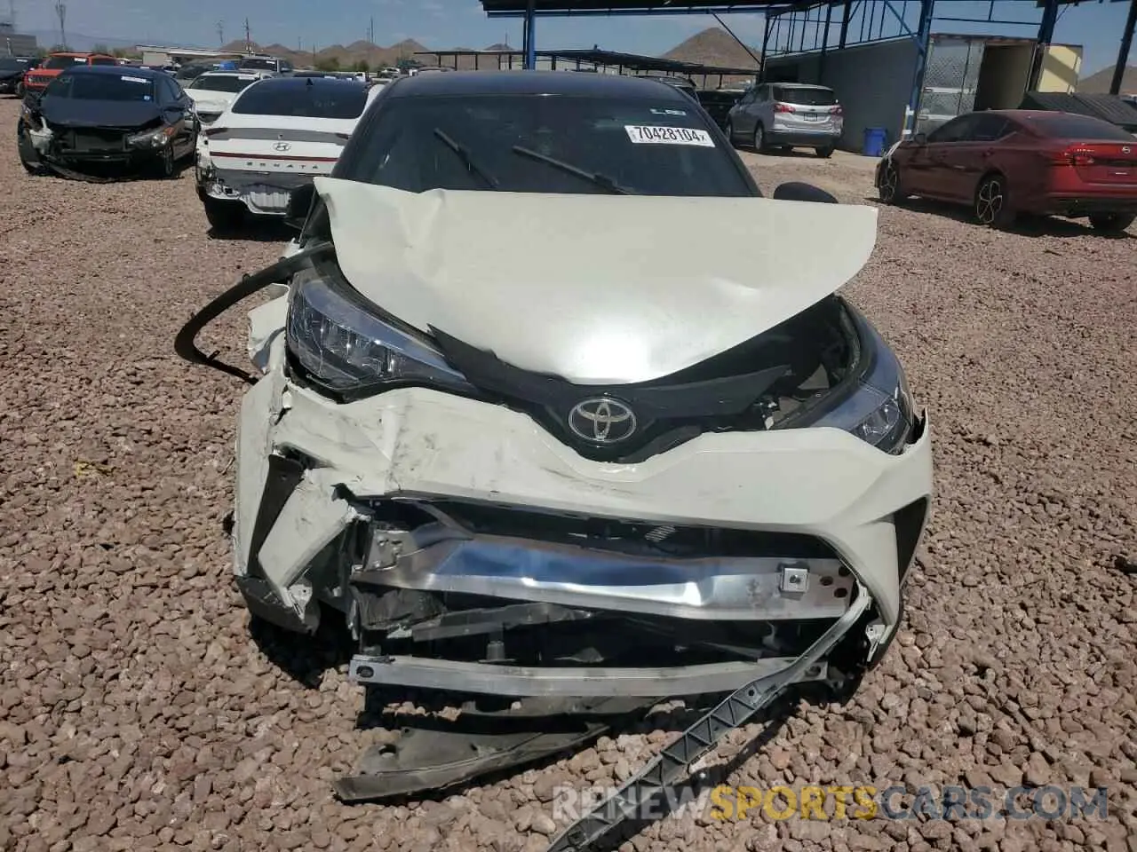 5 Photograph of a damaged car JTNKHMBX8L1072898 TOYOTA C-HR 2020