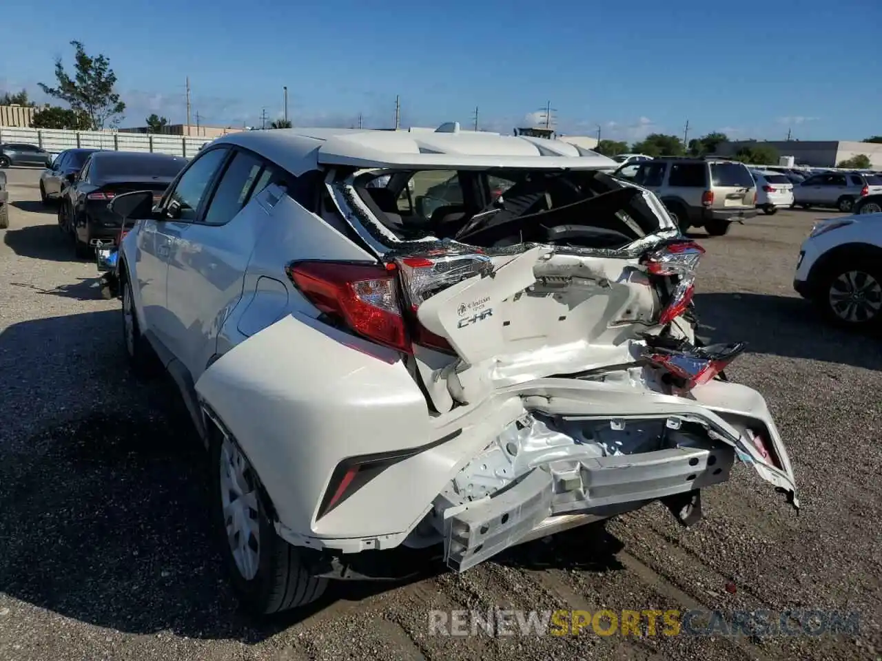 3 Photograph of a damaged car JTNKHMBX8L1073579 TOYOTA C-HR 2020