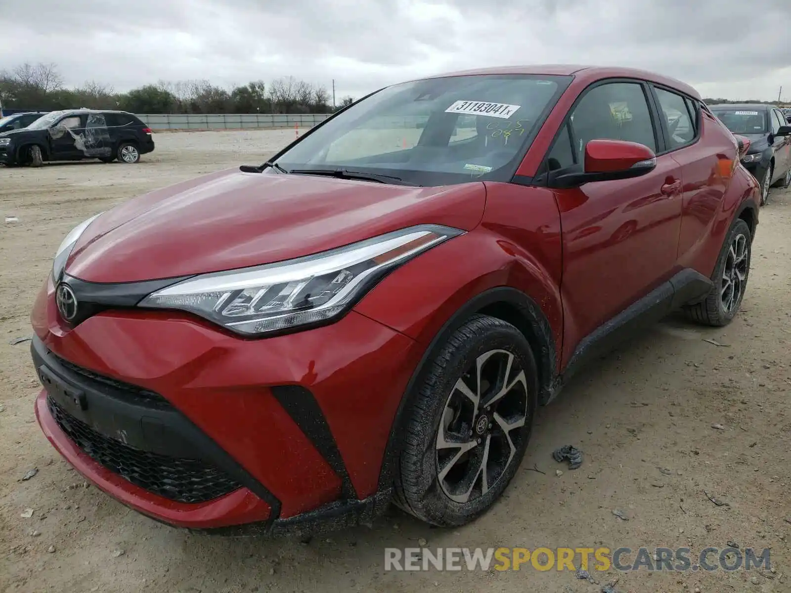 2 Photograph of a damaged car JTNKHMBX8L1075087 TOYOTA C-HR 2020