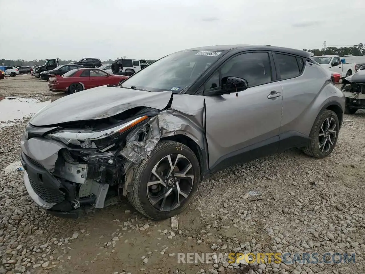 1 Photograph of a damaged car JTNKHMBX8L1075414 TOYOTA C-HR 2020