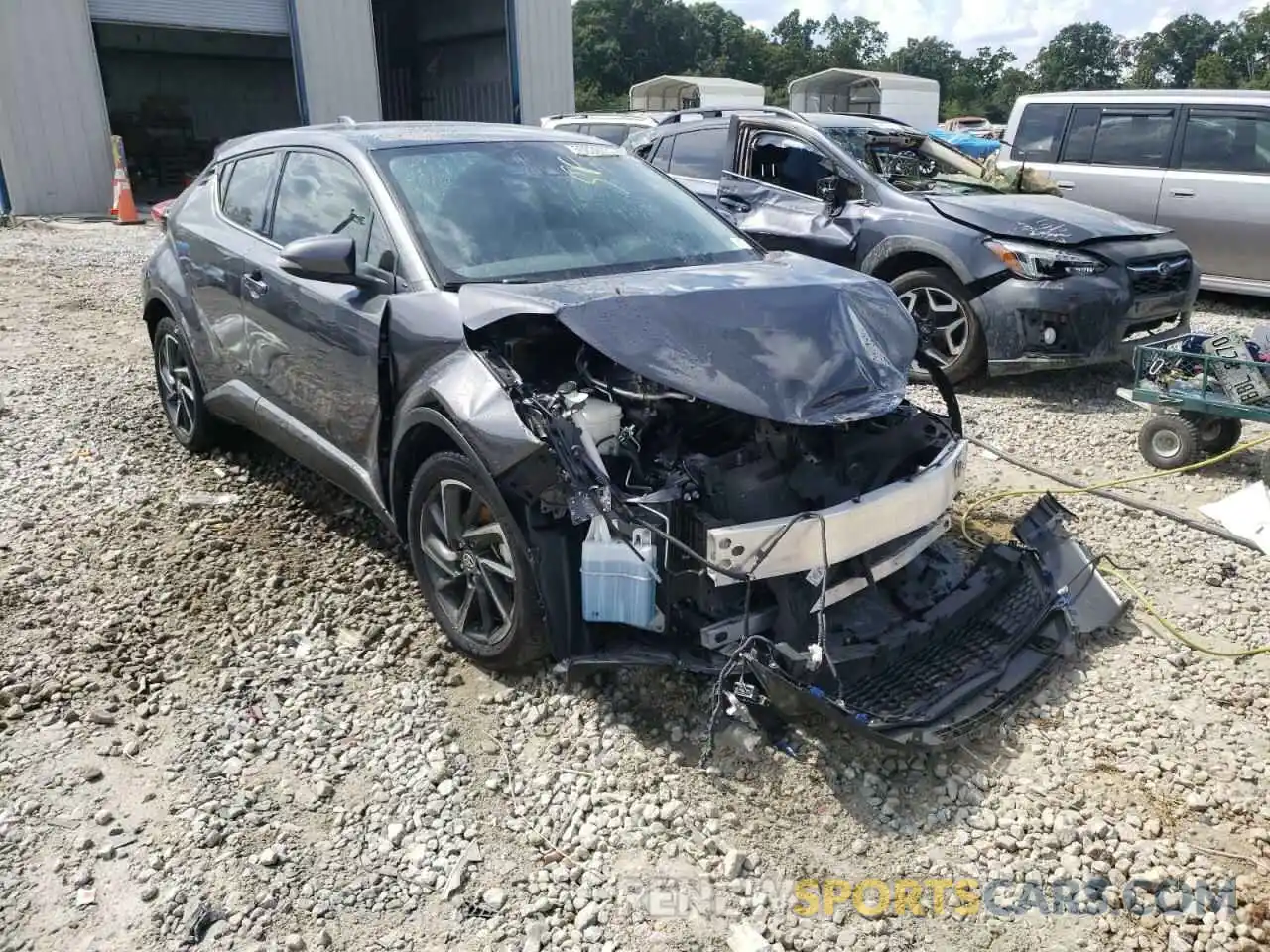 1 Photograph of a damaged car JTNKHMBX8L1080676 TOYOTA C-HR 2020