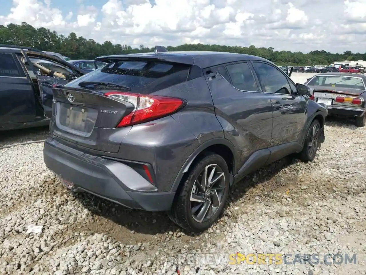 4 Photograph of a damaged car JTNKHMBX8L1080676 TOYOTA C-HR 2020