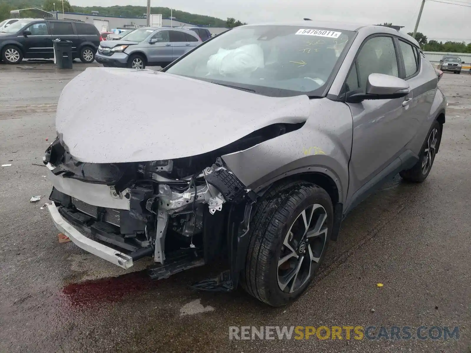 2 Photograph of a damaged car JTNKHMBX8L1086364 TOYOTA C-HR 2020