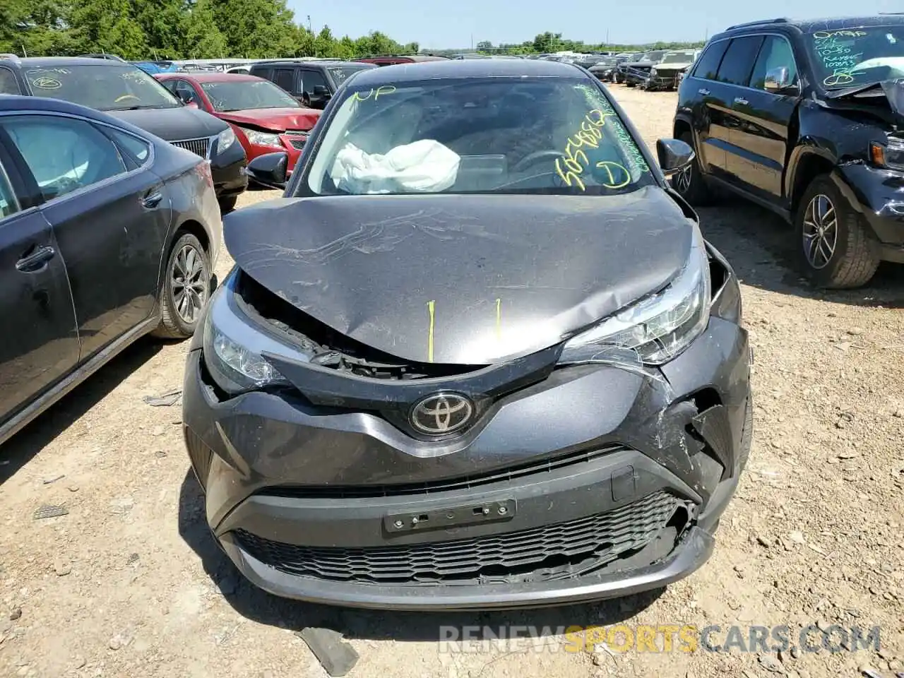 7 Photograph of a damaged car JTNKHMBX8L1086395 TOYOTA C-HR 2020