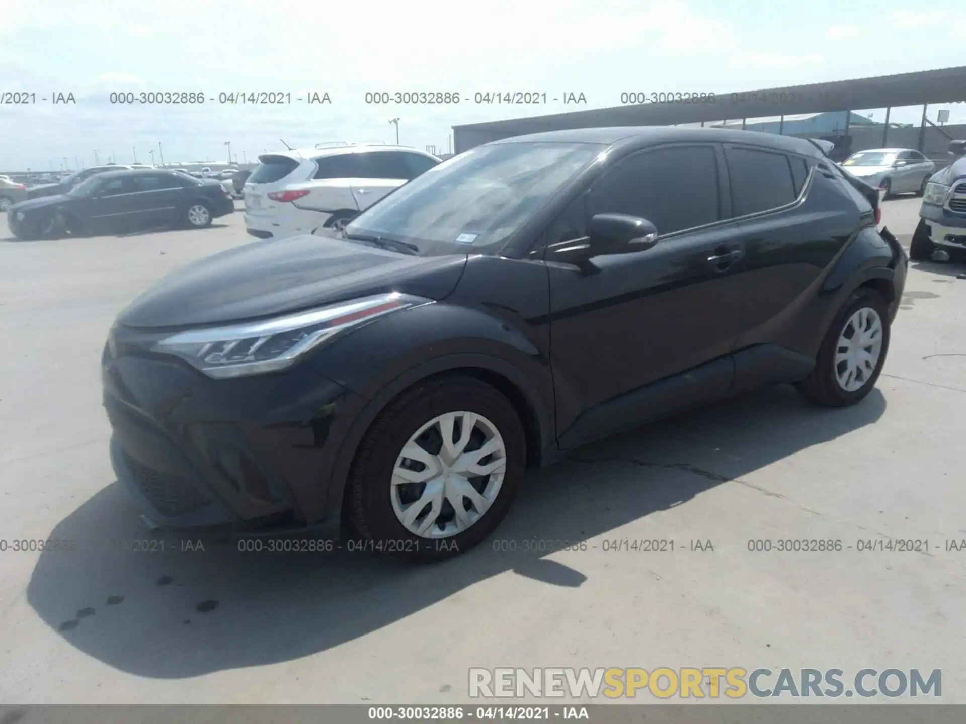 2 Photograph of a damaged car JTNKHMBX8L1090799 TOYOTA C-HR 2020