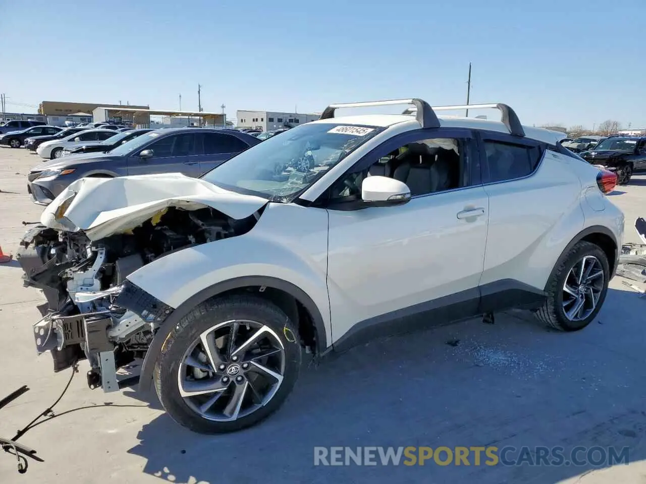 1 Photograph of a damaged car JTNKHMBX8L1091676 TOYOTA C-HR 2020