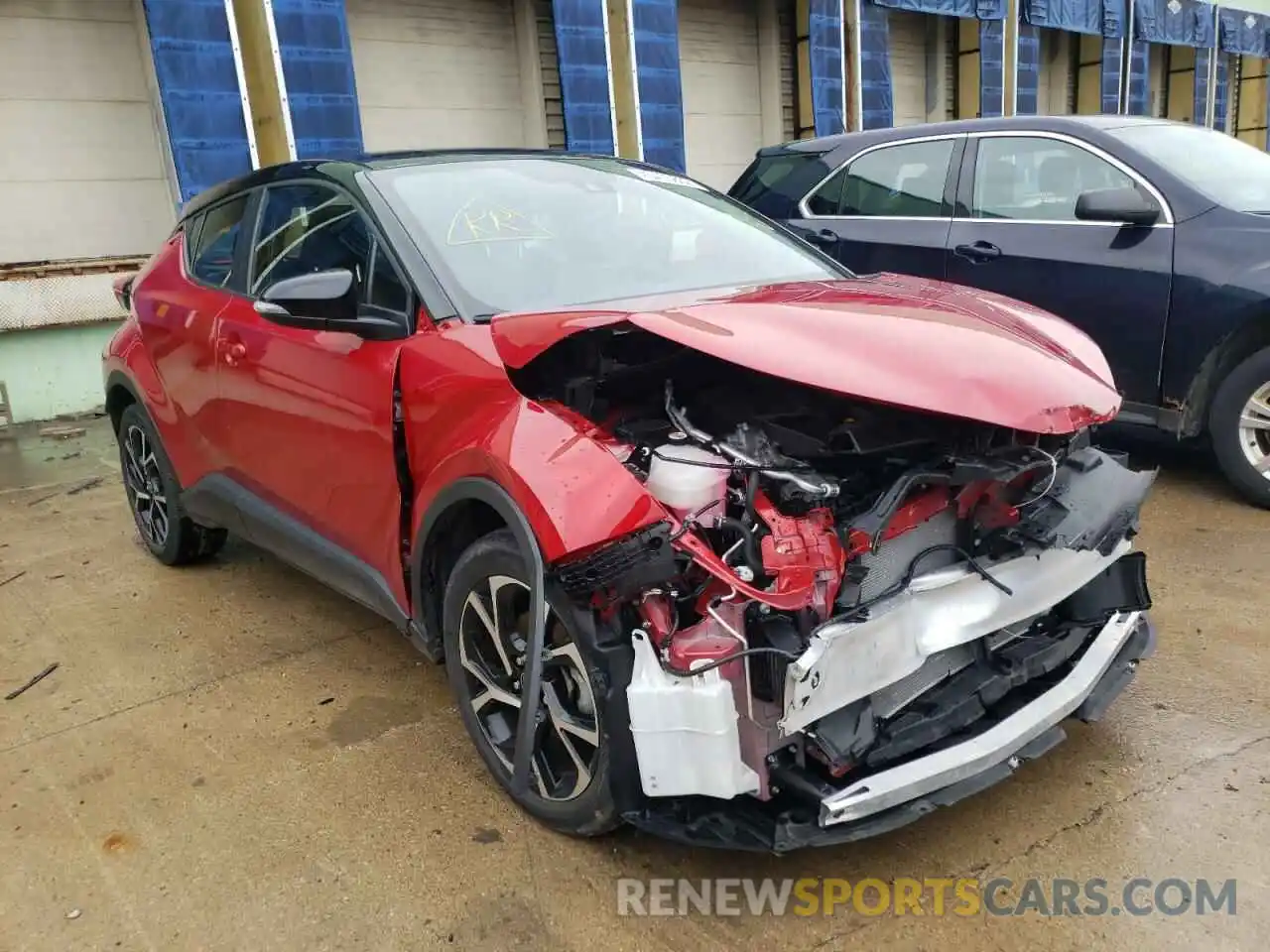 1 Photograph of a damaged car JTNKHMBX8L1091807 TOYOTA C-HR 2020