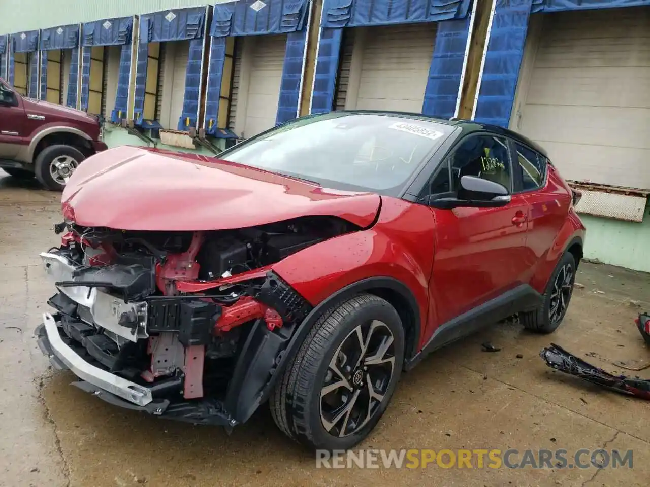 2 Photograph of a damaged car JTNKHMBX8L1091807 TOYOTA C-HR 2020