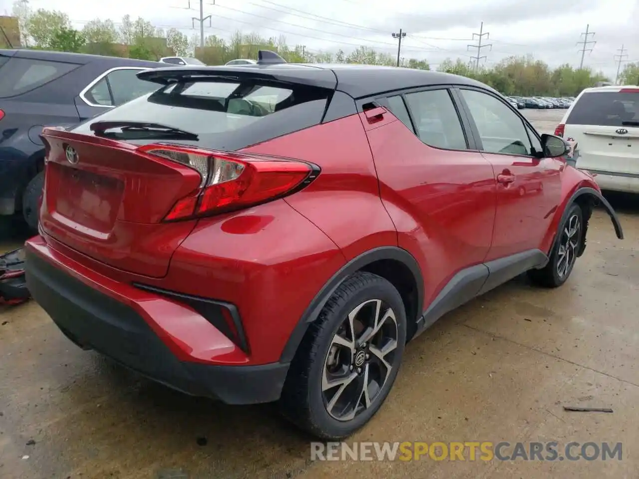 4 Photograph of a damaged car JTNKHMBX8L1091807 TOYOTA C-HR 2020