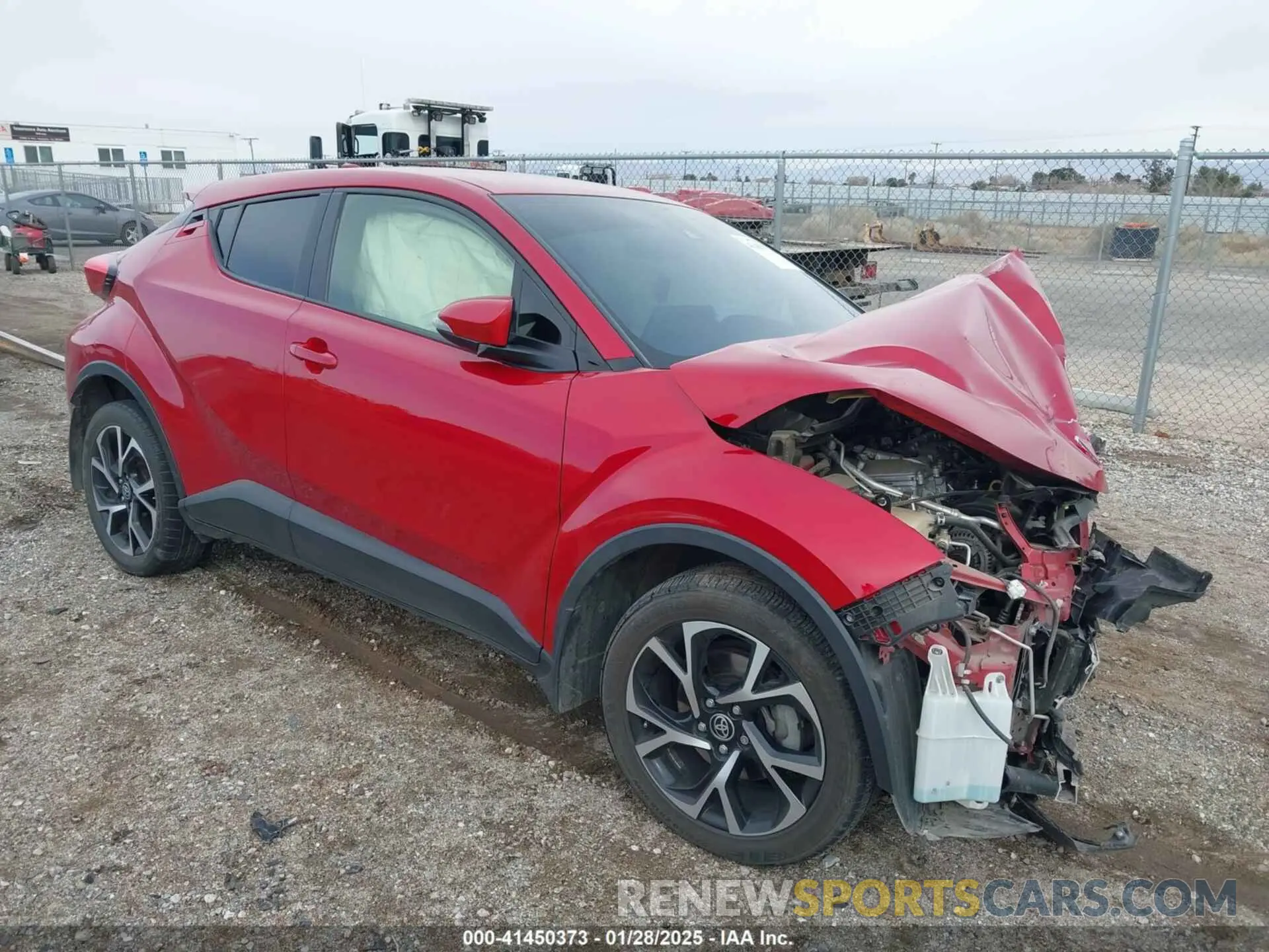 1 Photograph of a damaged car JTNKHMBX8L1093007 TOYOTA C-HR 2020