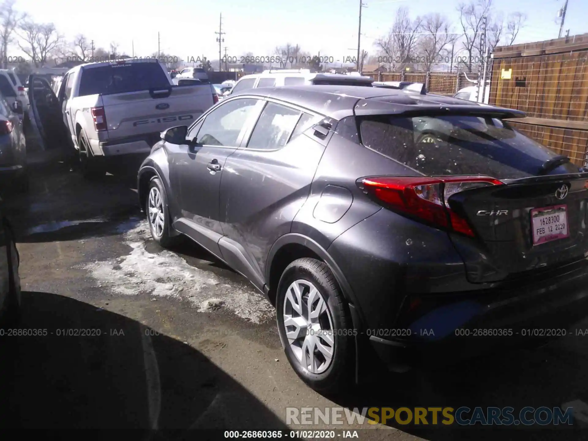 3 Photograph of a damaged car JTNKHMBX9L1063546 TOYOTA C-HR 2020