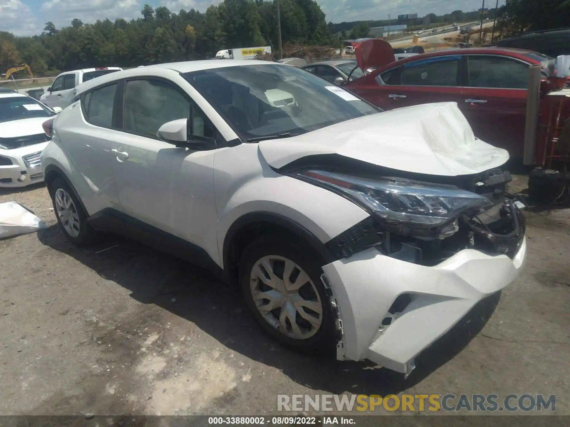 1 Photograph of a damaged car JTNKHMBX9L1072327 TOYOTA C-HR 2020