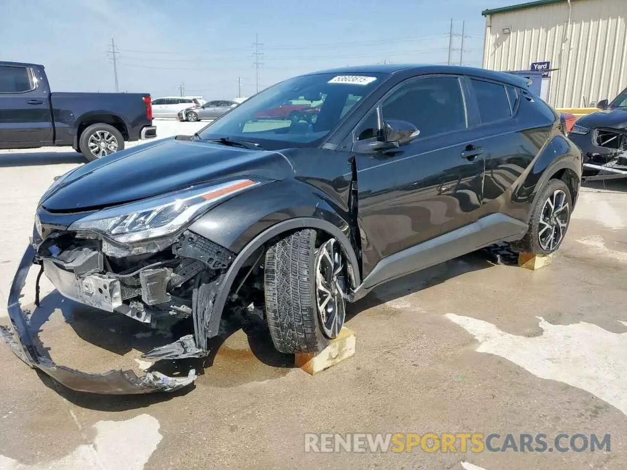 1 Photograph of a damaged car JTNKHMBX9L1077558 TOYOTA C-HR 2020