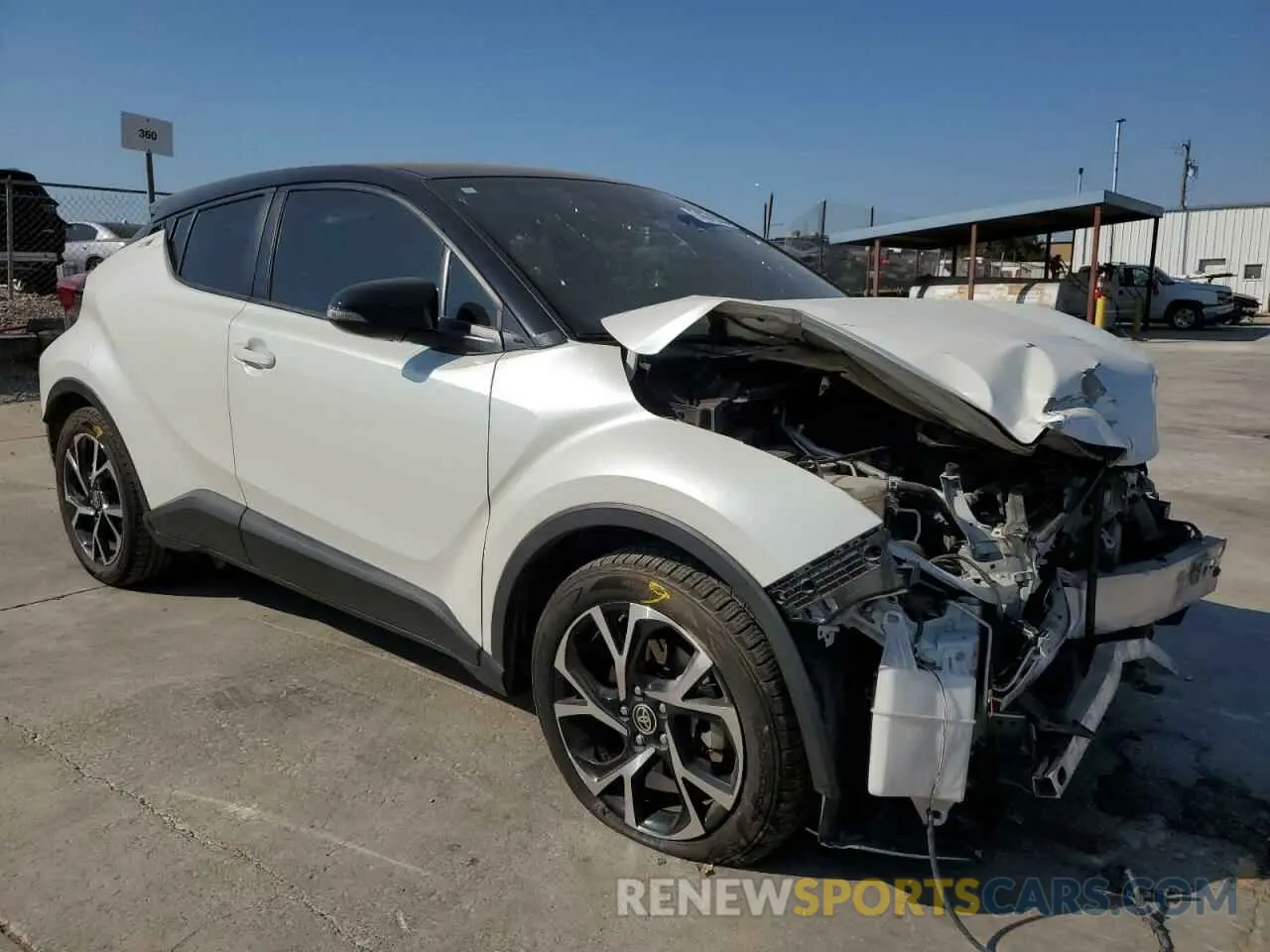 4 Photograph of a damaged car JTNKHMBX9L1080010 TOYOTA C-HR 2020