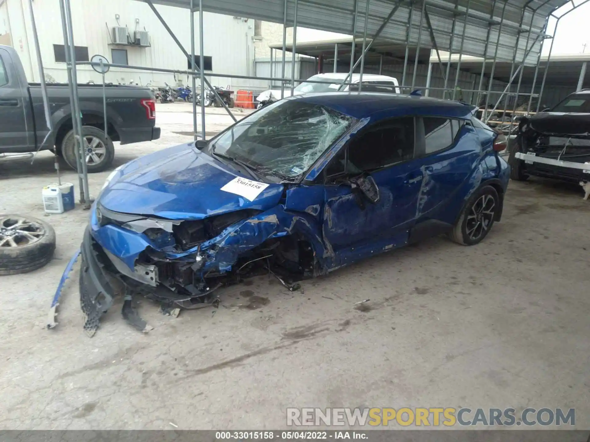 2 Photograph of a damaged car JTNKHMBX9L1081626 TOYOTA C-HR 2020