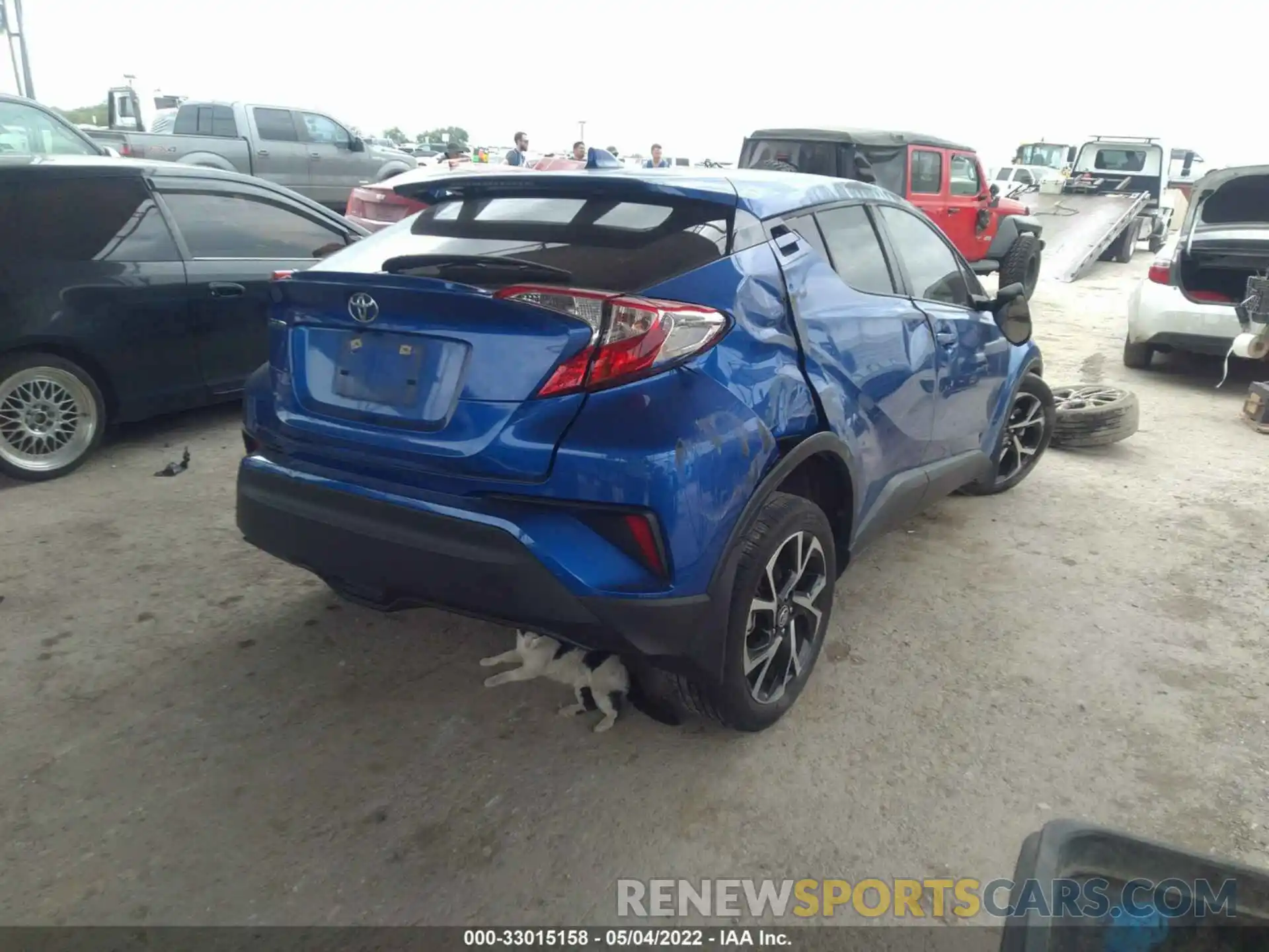 4 Photograph of a damaged car JTNKHMBX9L1081626 TOYOTA C-HR 2020