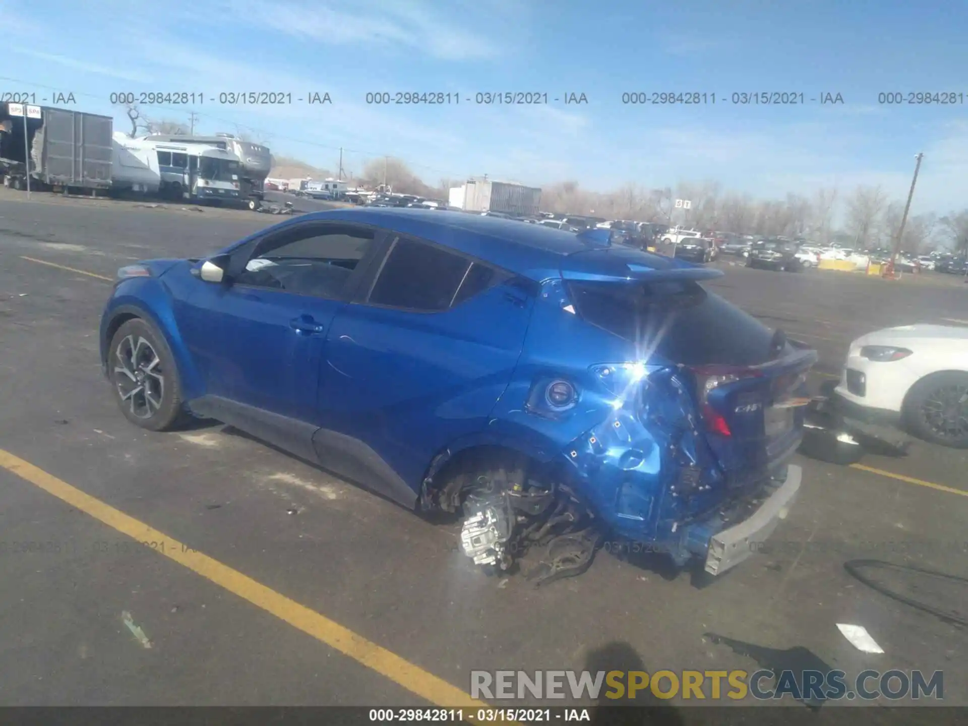 3 Photograph of a damaged car JTNKHMBX9L1090973 TOYOTA C-HR 2020