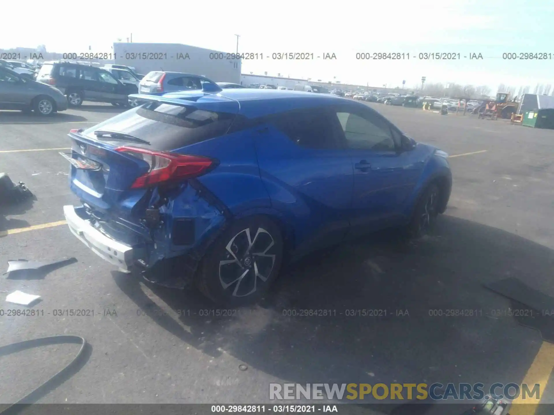 4 Photograph of a damaged car JTNKHMBX9L1090973 TOYOTA C-HR 2020