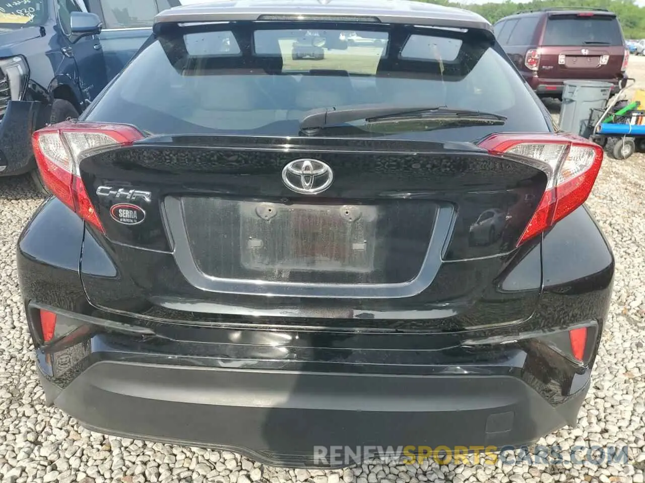 6 Photograph of a damaged car JTNKHMBX9L1092755 TOYOTA C-HR 2020