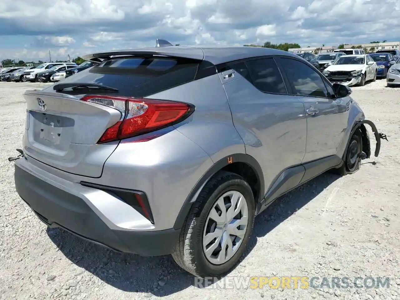 4 Photograph of a damaged car JTNKHMBX9L1094084 TOYOTA C-HR 2020