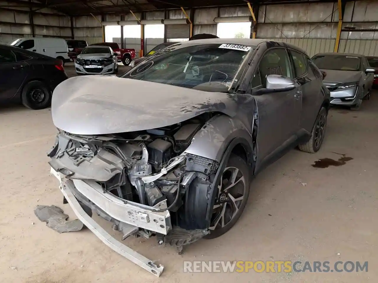 2 Photograph of a damaged car JTNKHMBXXL1064673 TOYOTA C-HR 2020