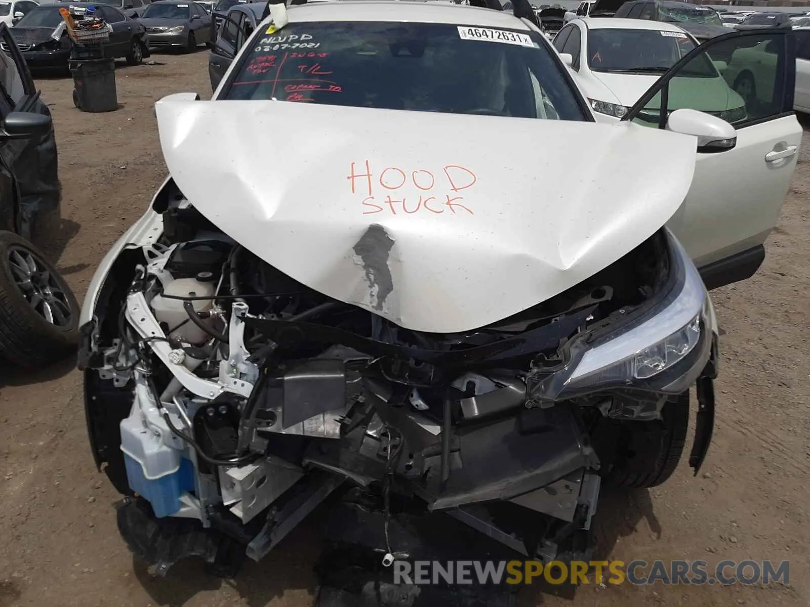 7 Photograph of a damaged car JTNKHMBXXL1066701 TOYOTA C-HR 2020