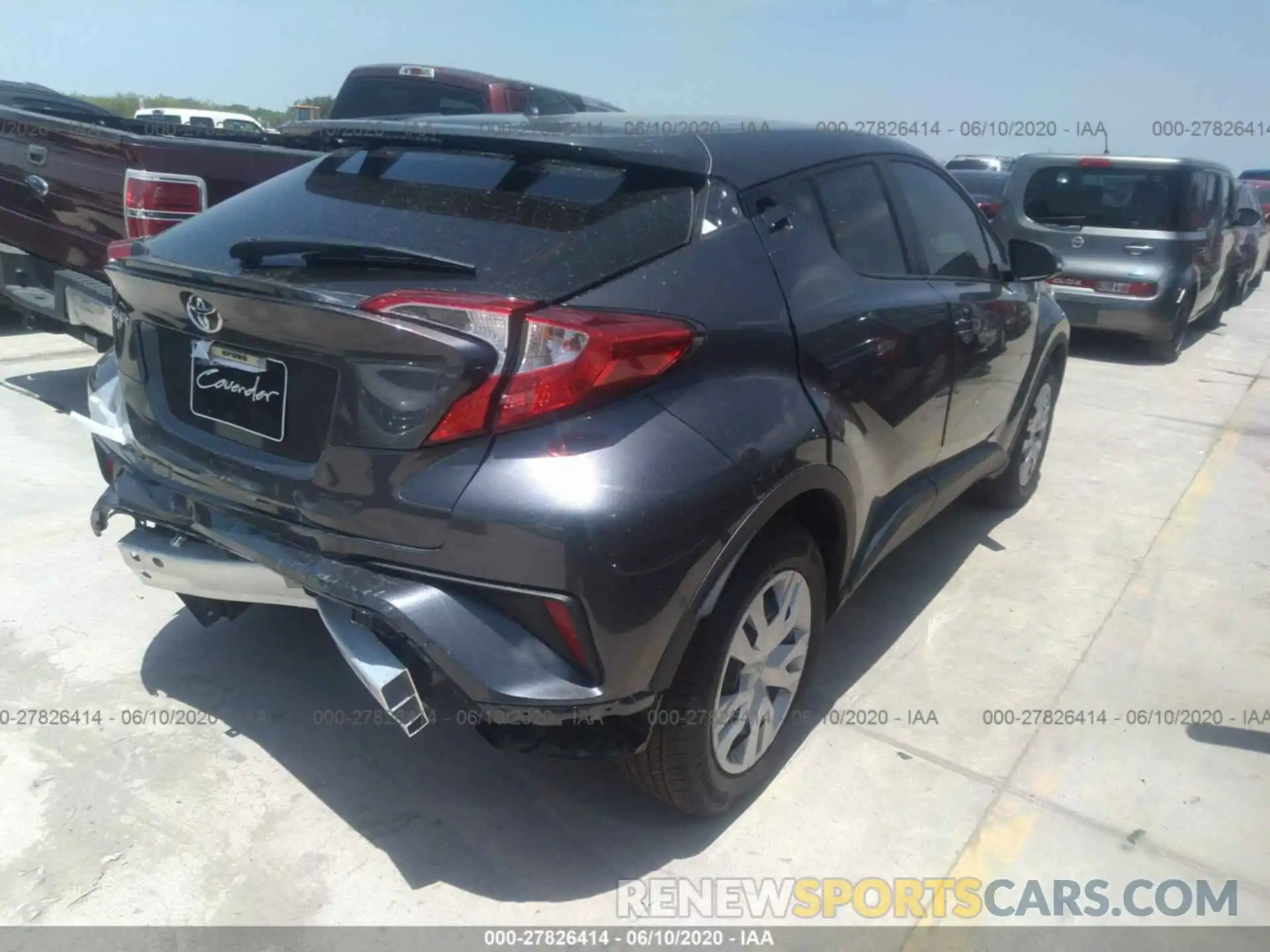 4 Photograph of a damaged car JTNKHMBXXL1071042 TOYOTA C-HR 2020