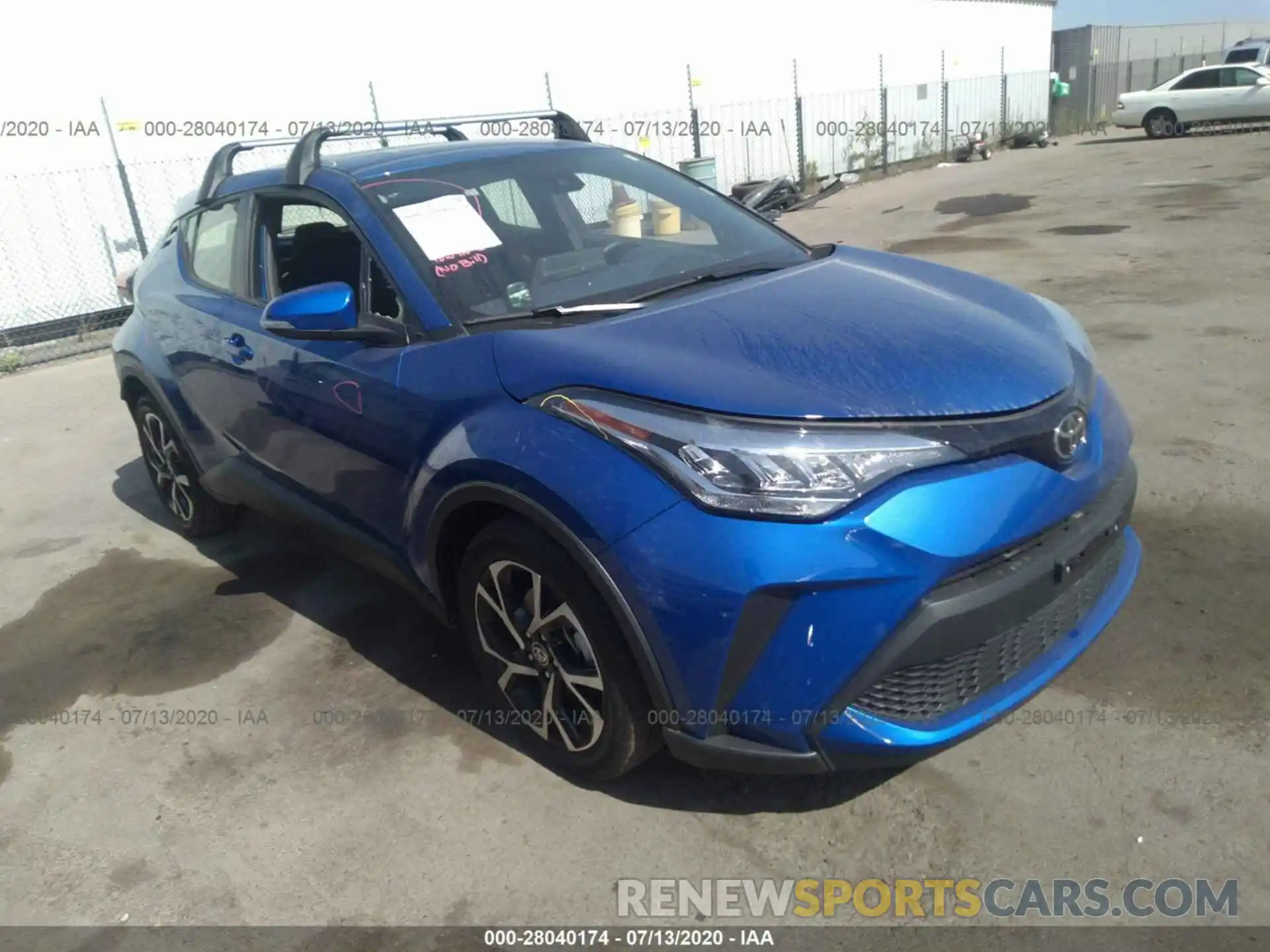 1 Photograph of a damaged car JTNKHMBXXL1071848 TOYOTA C-HR 2020