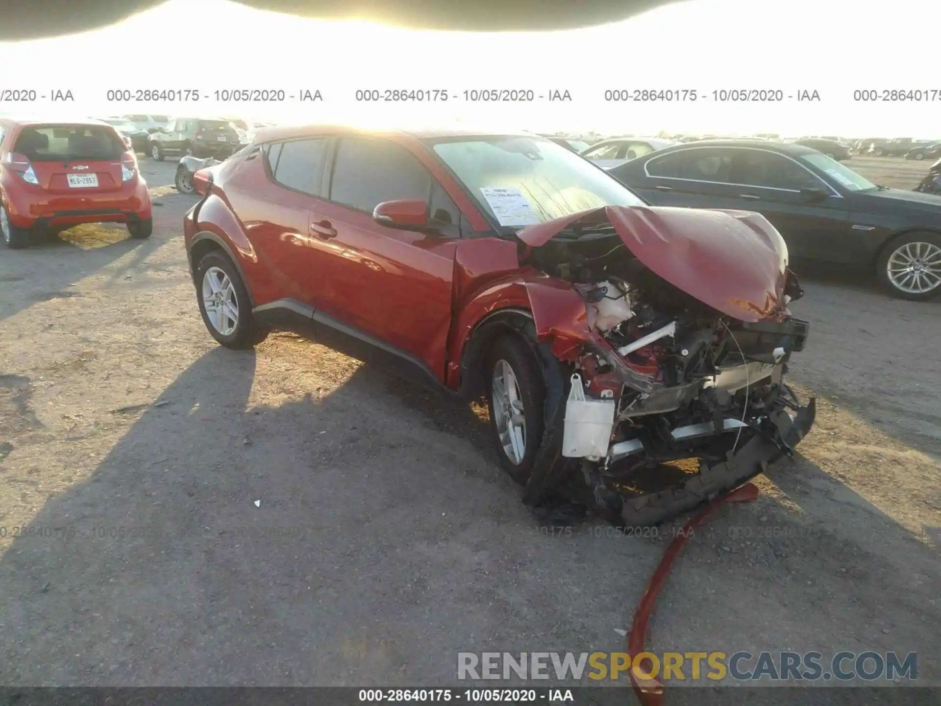 1 Photograph of a damaged car JTNKHMBXXL1072725 TOYOTA C-HR 2020