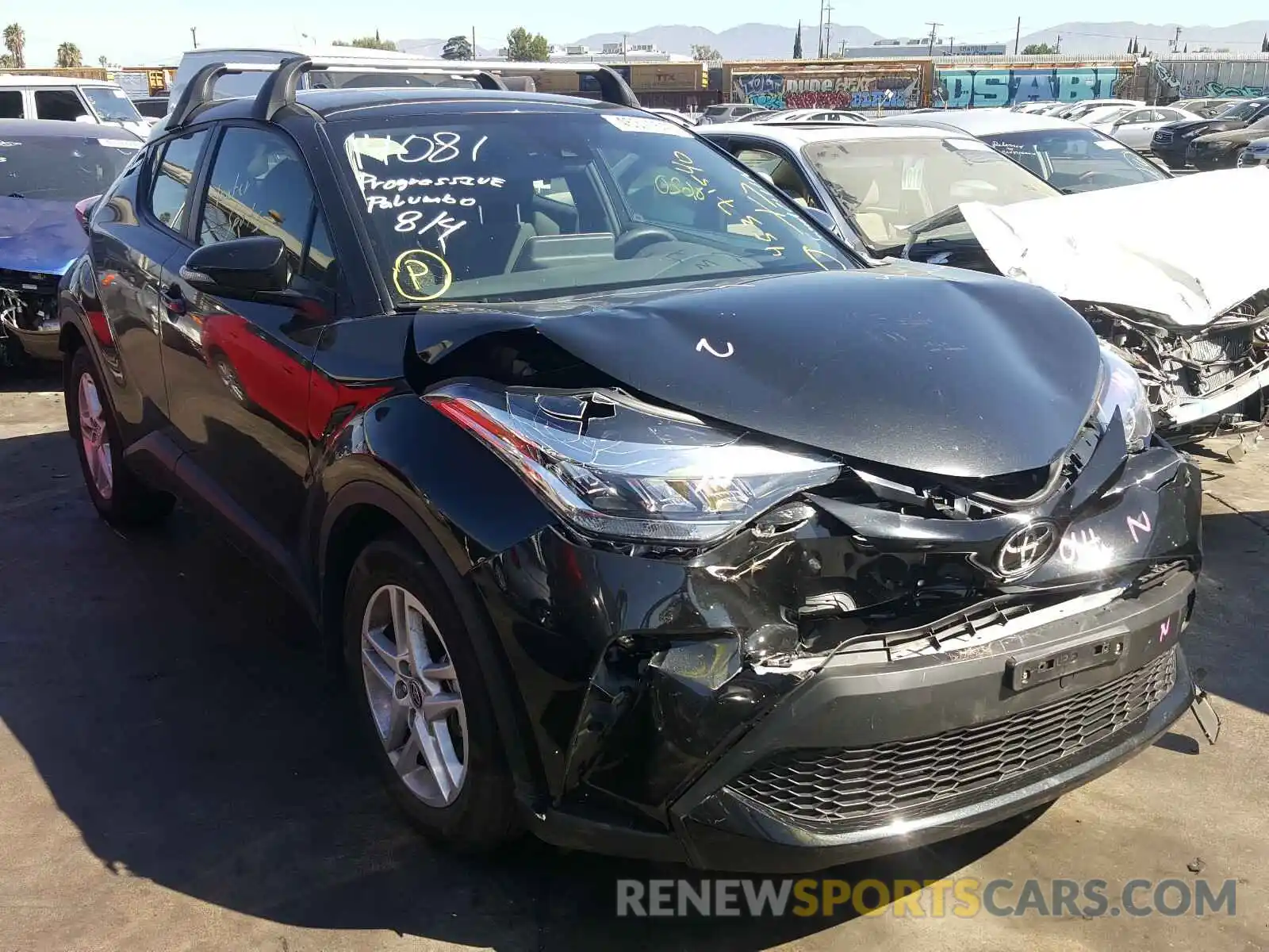 1 Photograph of a damaged car JTNKHMBXXL1073258 TOYOTA C-HR 2020