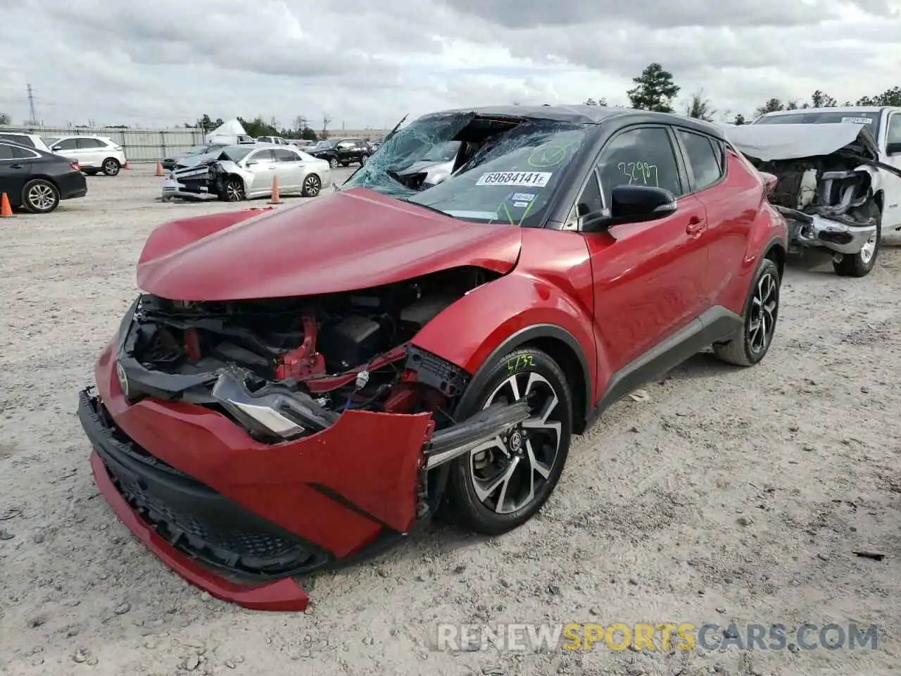 2 Photograph of a damaged car JTNKHMBXXL1073342 TOYOTA C-HR 2020