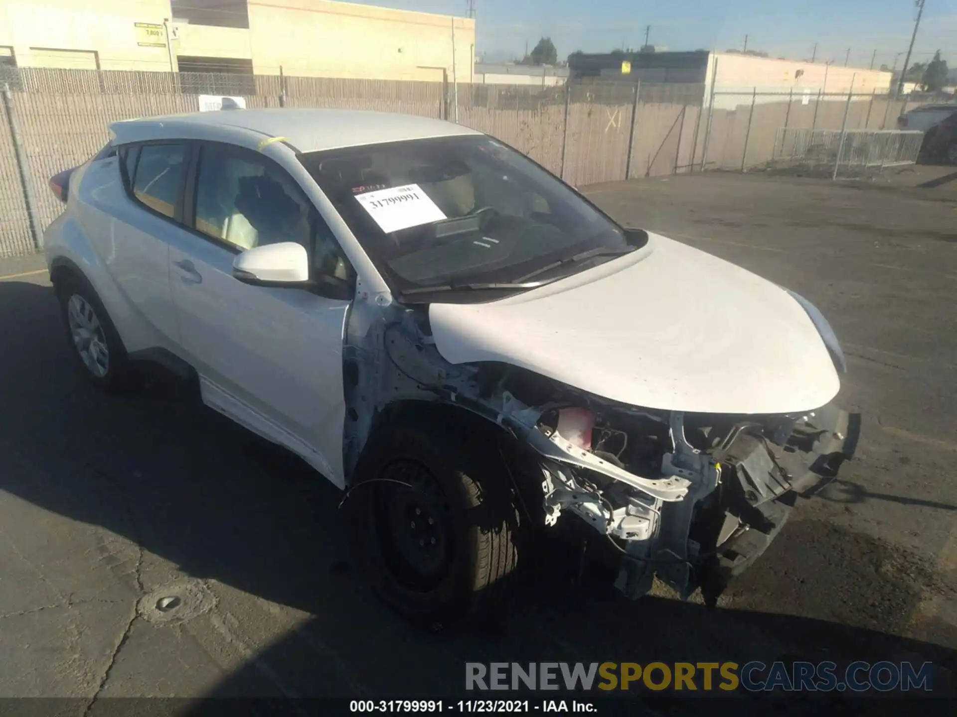 1 Photograph of a damaged car JTNKHMBXXL1075964 TOYOTA C-HR 2020