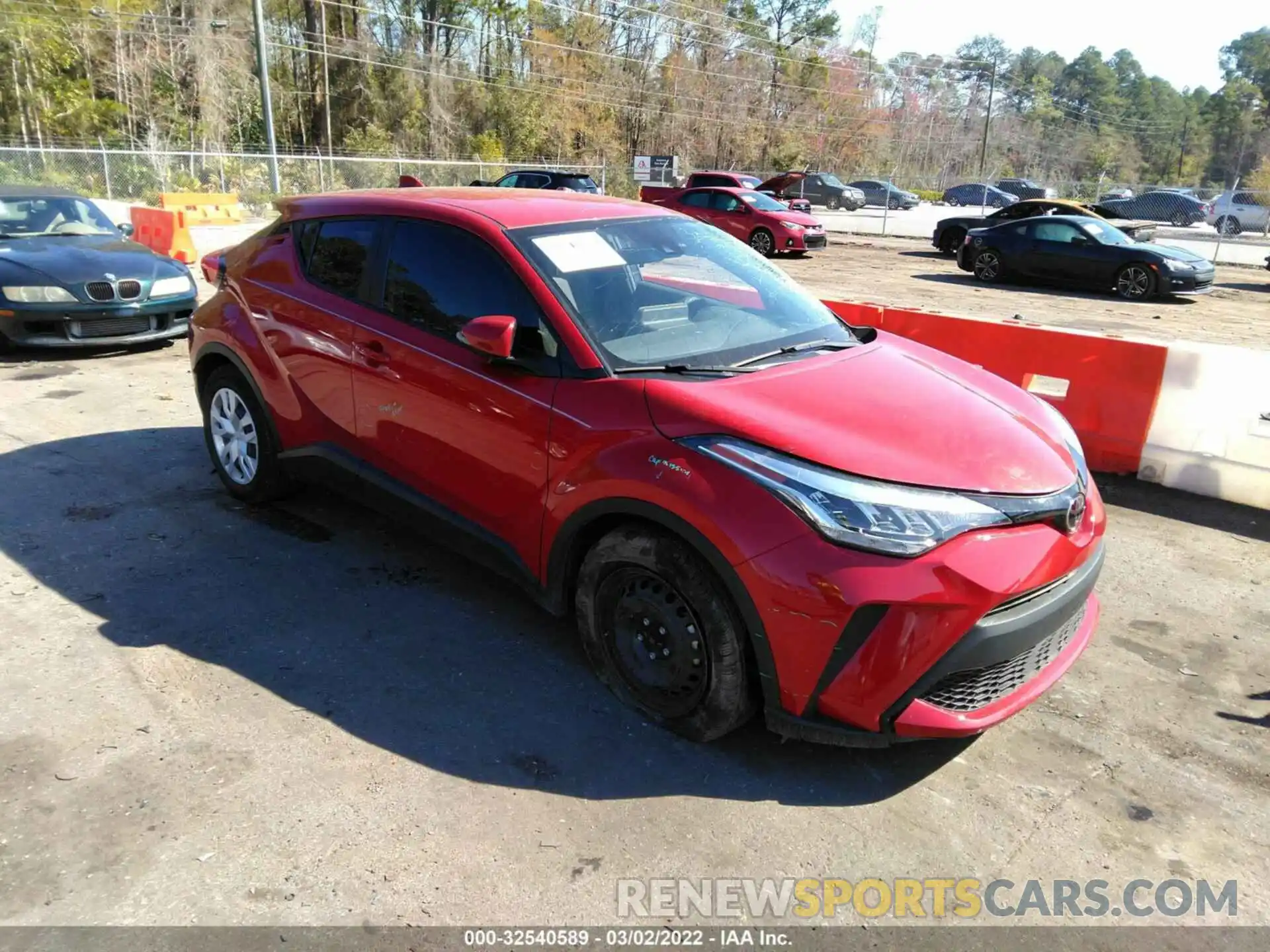 1 Photograph of a damaged car JTNKHMBXXL1076743 TOYOTA C-HR 2020