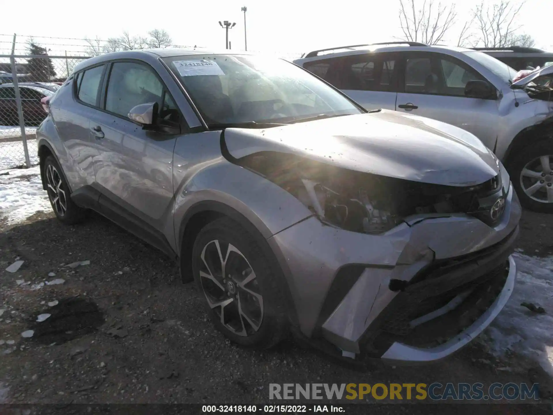 1 Photograph of a damaged car JTNKHMBXXL1080002 TOYOTA C-HR 2020