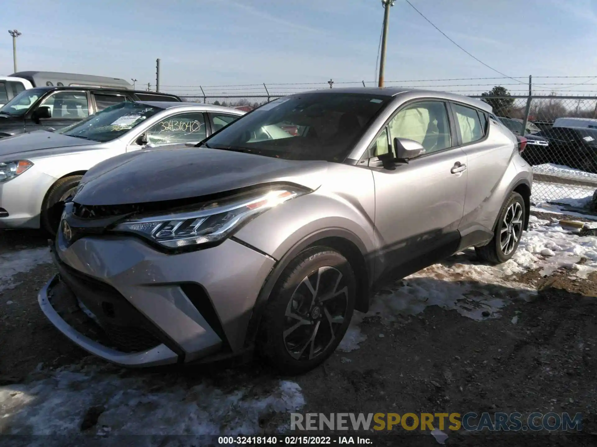 2 Photograph of a damaged car JTNKHMBXXL1080002 TOYOTA C-HR 2020