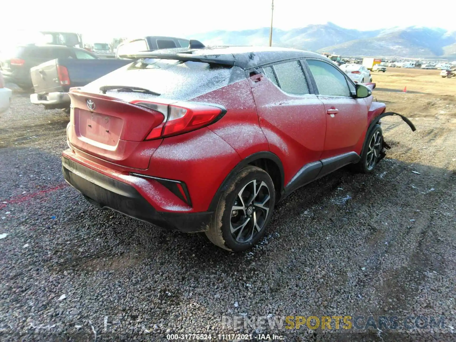 4 Photograph of a damaged car JTNKHMBXXL1082784 TOYOTA C-HR 2020