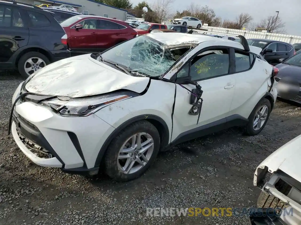 1 Photograph of a damaged car JTNKHMBXXL1083174 TOYOTA C-HR 2020