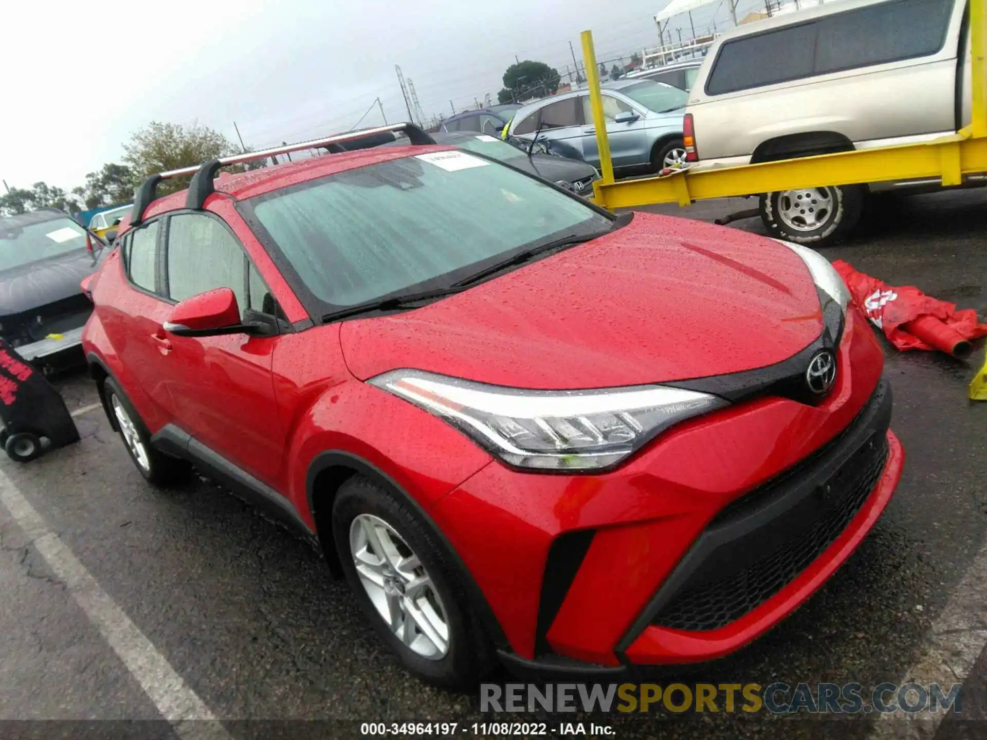 1 Photograph of a damaged car JTNKHMBXXL1090593 TOYOTA C-HR 2020