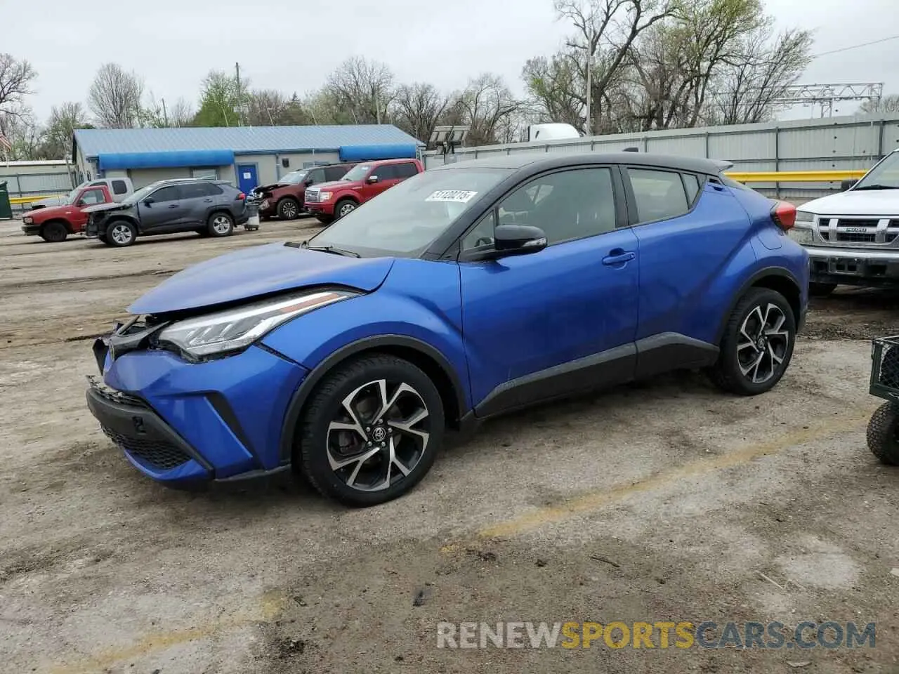 1 Photograph of a damaged car JTNKHMBXXL1092263 TOYOTA C-HR 2020