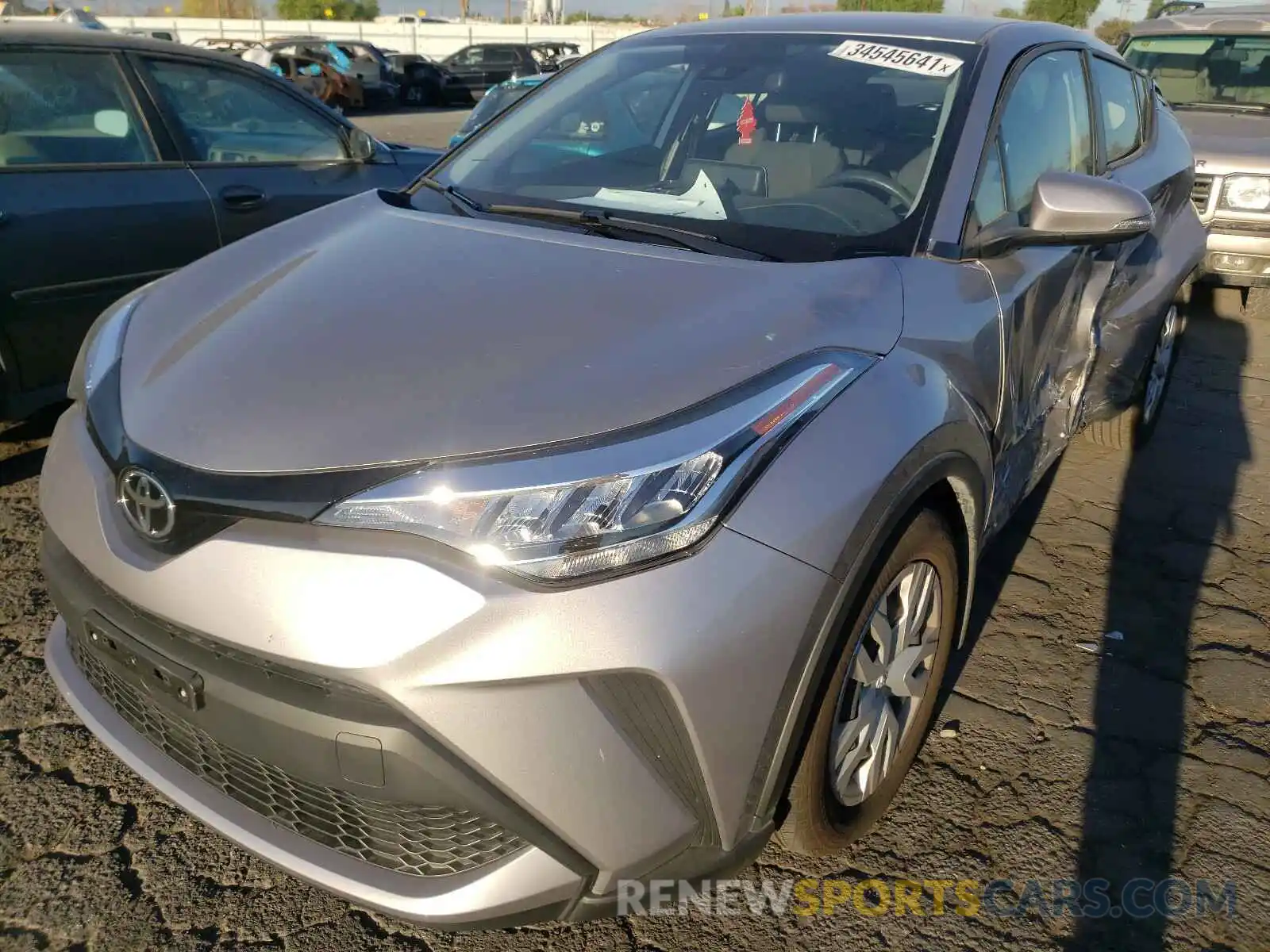 2 Photograph of a damaged car JTNKHMBXXL1092795 TOYOTA C-HR 2020