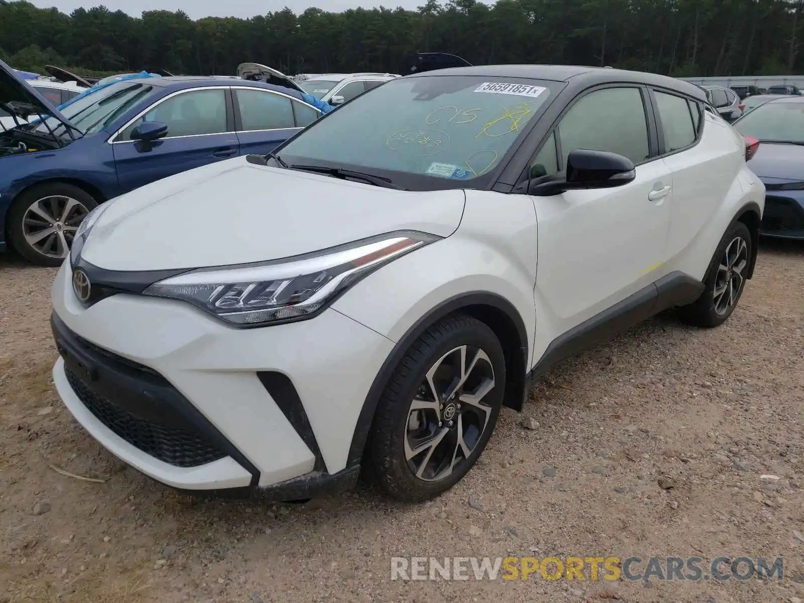 2 Photograph of a damaged car JTNKHMBXXL1094045 TOYOTA C-HR 2020