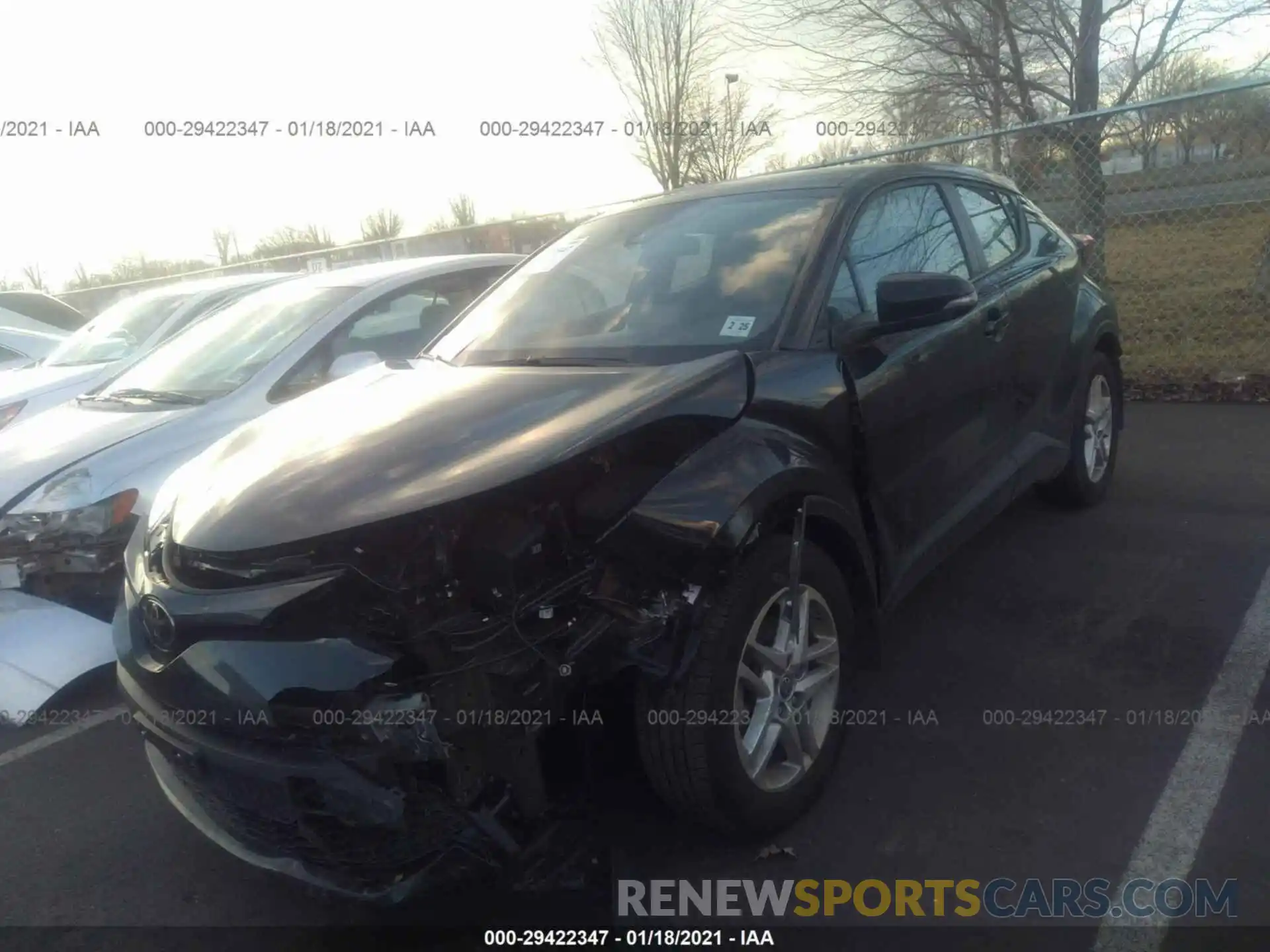 2 Photograph of a damaged car NMTKHMBX1LR102975 TOYOTA C-HR 2020