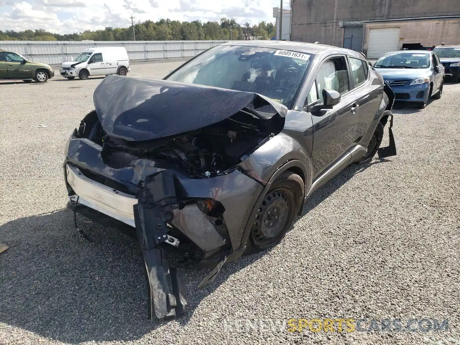 2 Photograph of a damaged car NMTKHMBX1LR105410 TOYOTA C-HR 2020