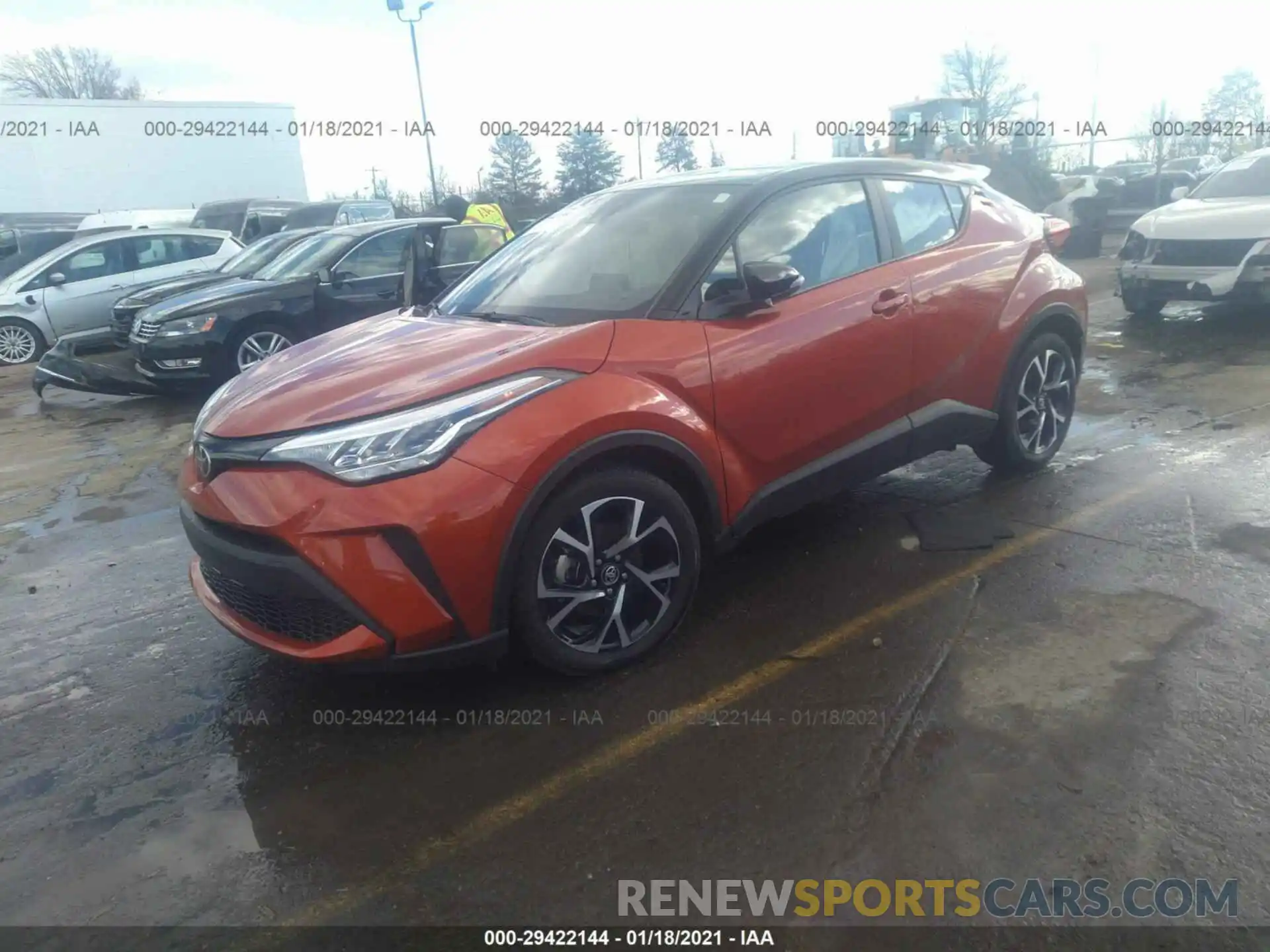 2 Photograph of a damaged car NMTKHMBX1LR107593 TOYOTA C-HR 2020