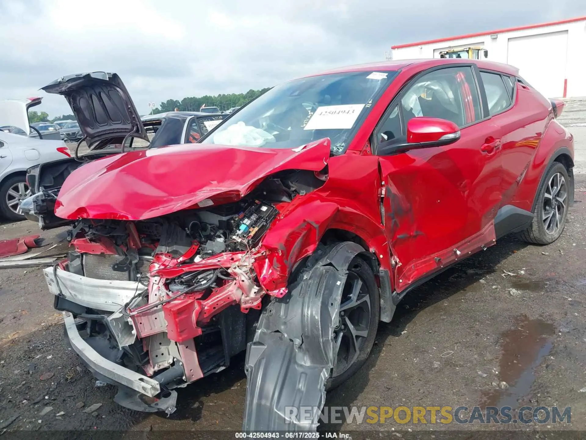 6 Photograph of a damaged car NMTKHMBX1LR109473 TOYOTA C-HR 2020