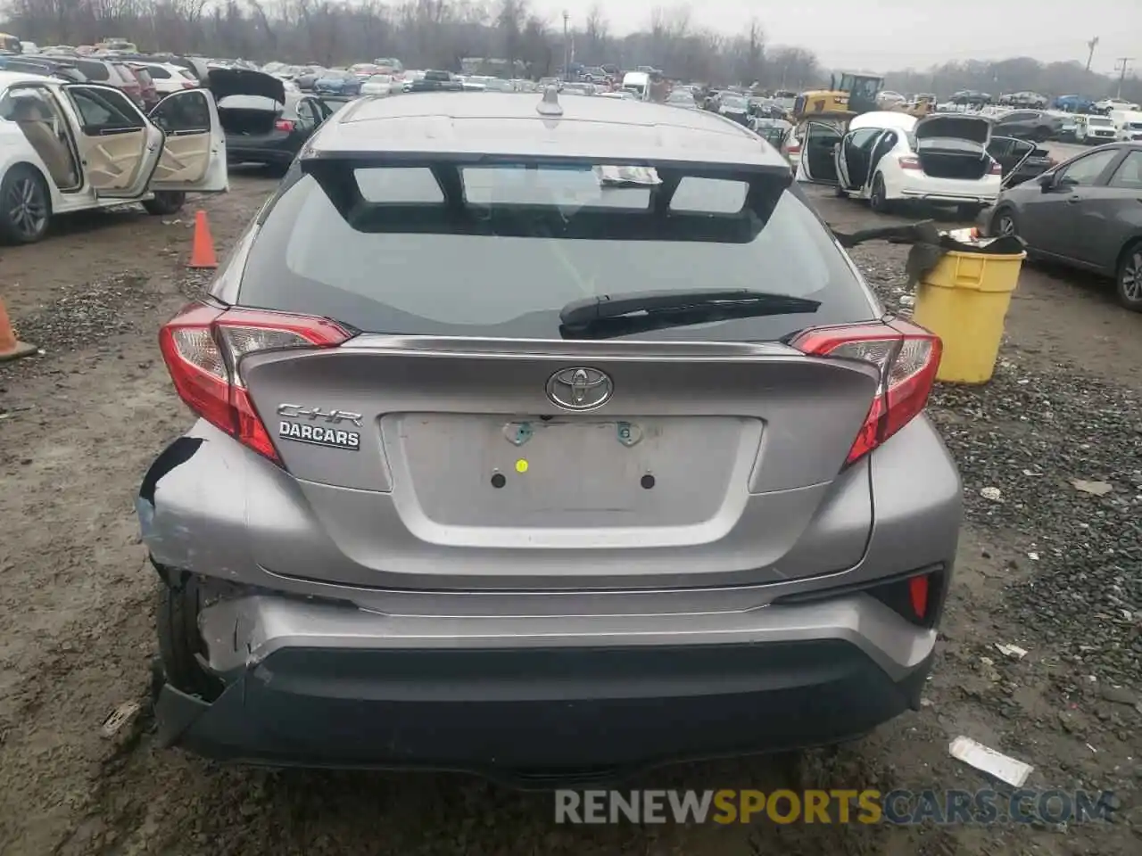 6 Photograph of a damaged car NMTKHMBX2LR104007 TOYOTA C-HR 2020