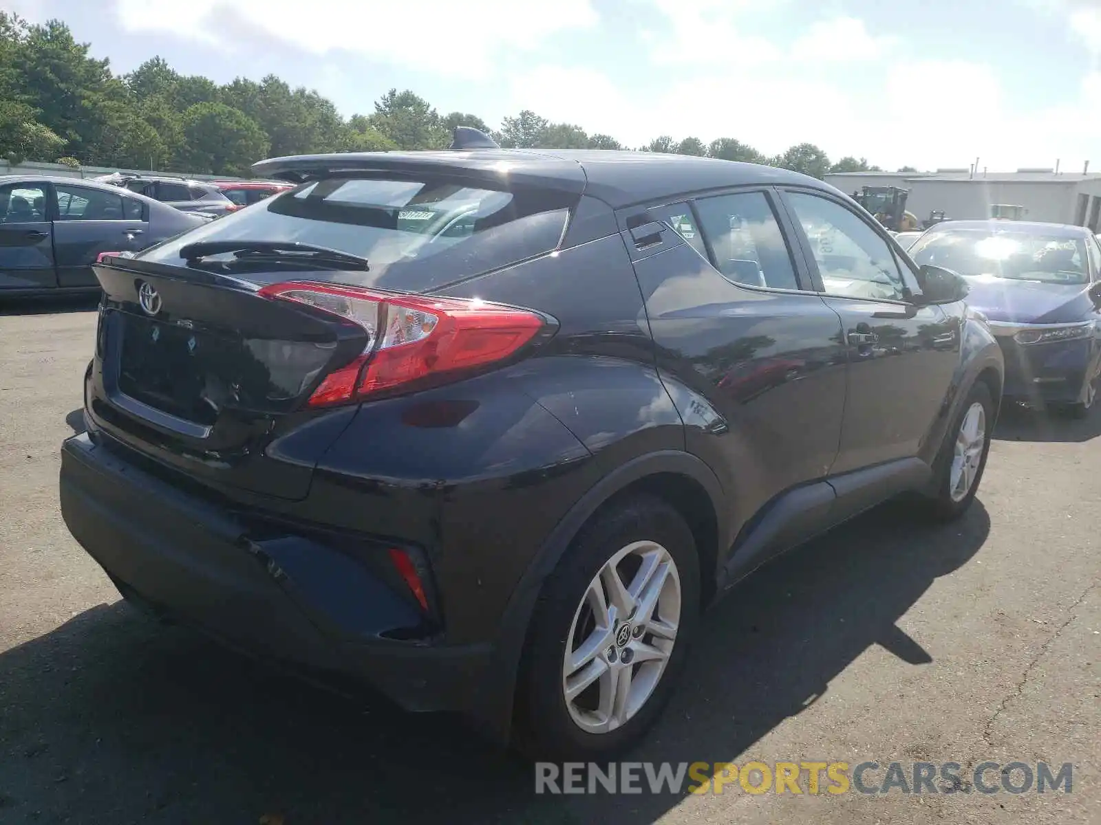 4 Photograph of a damaged car NMTKHMBX2LR107361 TOYOTA C-HR 2020