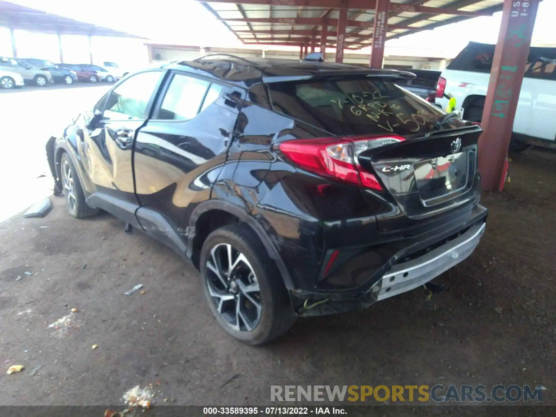 3 Photograph of a damaged car NMTKHMBX2LR115086 TOYOTA C-HR 2020